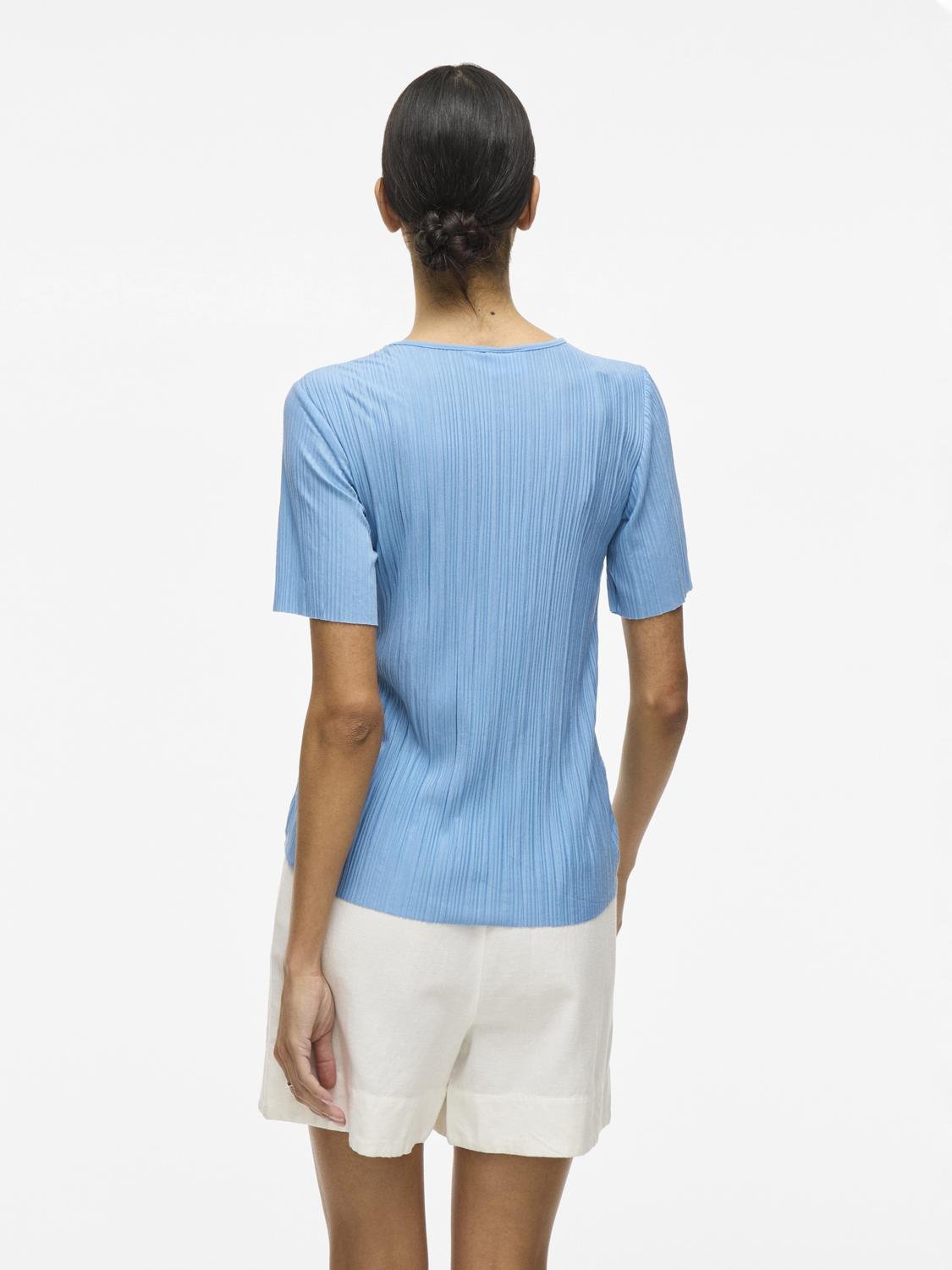VIPLISA Top - Blissful Blue - VERO MODA & VILA Bergvik